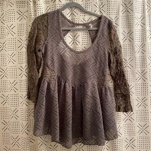 Free People Babydoll Top